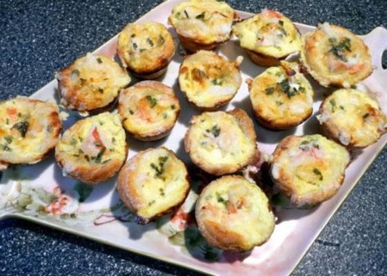 mini-krab quiche hapjes