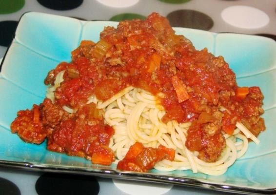 slowcooker spaghetti bolognese