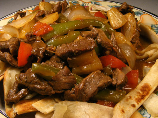 steak fajita koekepan