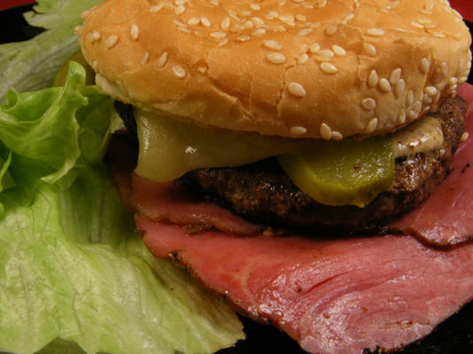 pastrami hamburgers