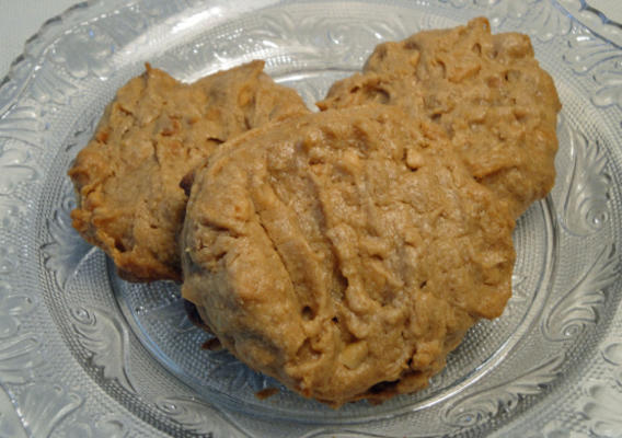 flourless peanut butter cookies (met stevia)