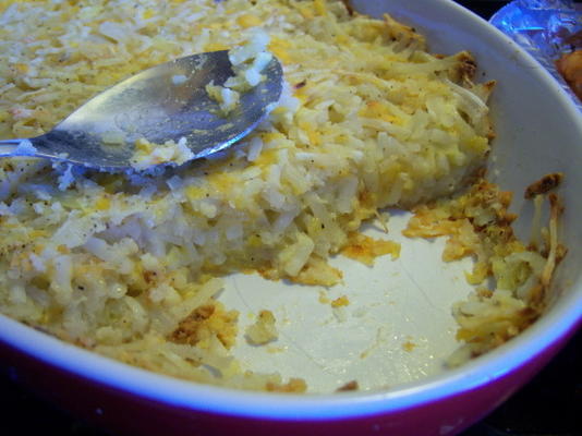 gebakken rosti aardappelen