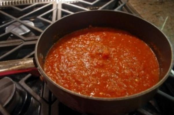 mijn Italiaanse saus met verse tomaten