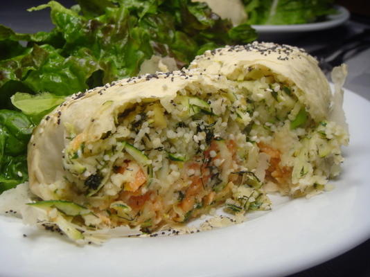 zalm, couscous en dille-pakjes