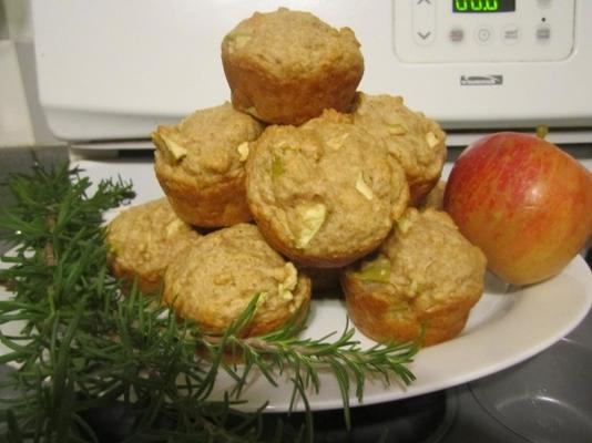 appel volkoren muffins (koning arthurmeel)
