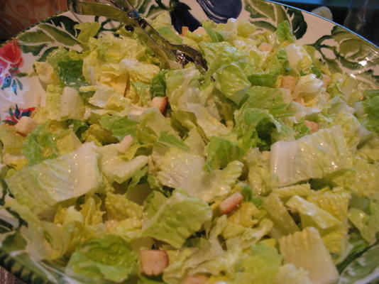 ceasar salade met geroosterde kappertjes