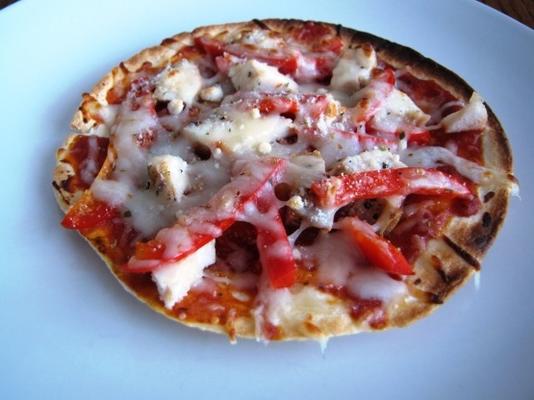 gezonde tortilla chicken pizza