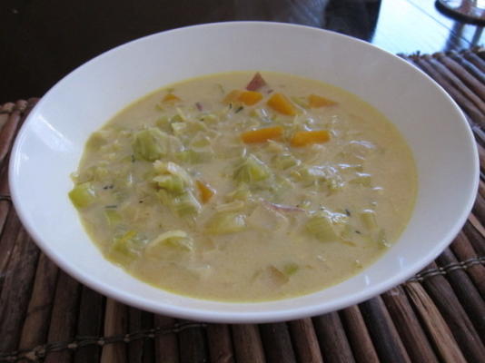 winter plantaardige chowder