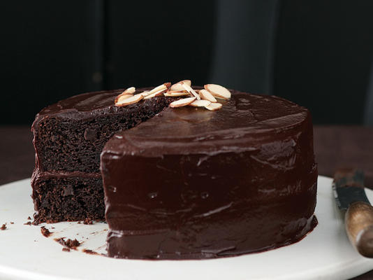 de beste chocoladecake met fudge-laagjes