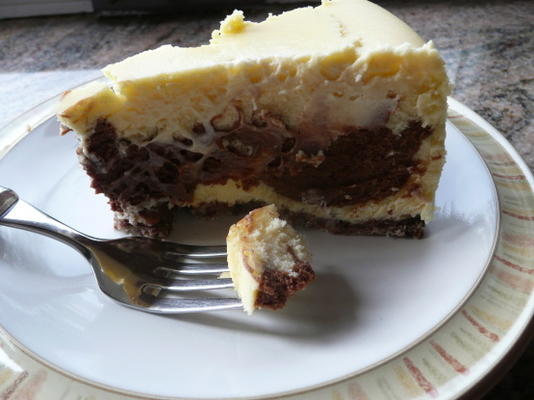 gemarmerde koninklijke cheesecake