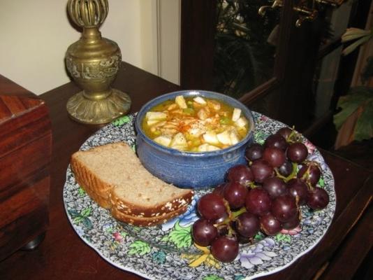 curried butternut squash-apple stoofpot