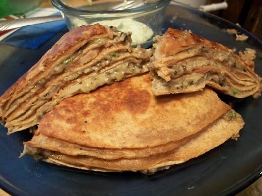 mile-high quesadillas