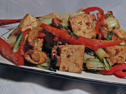 hoisin tofu met groenten