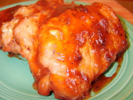 varkenskarbonades met cranberry mierikswortel saus