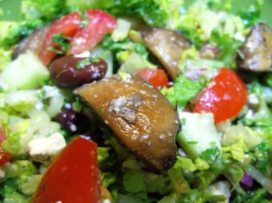 warme champignonsalade met feta