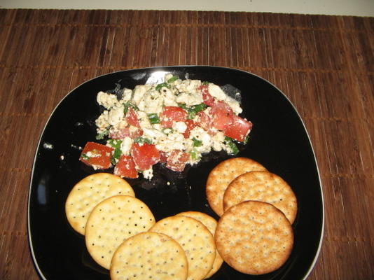 tomaat en feta dip