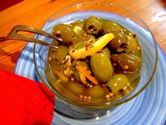 gastronomische groene olijven