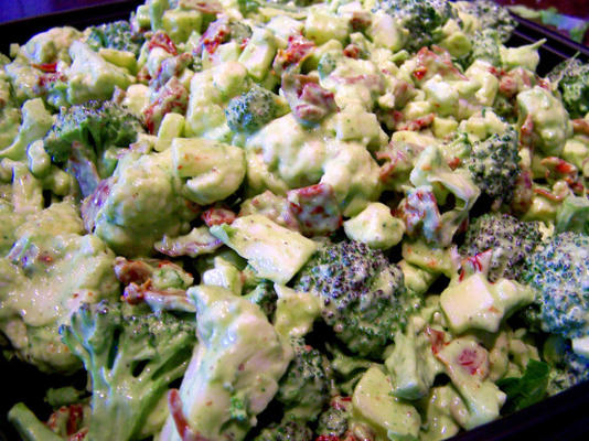 Italiaanse bloemkool en broccolisalade