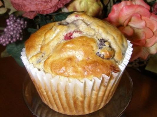 grote bessen lichte muffins