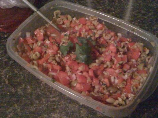 Olive salsa - als je van tangy houdt ...