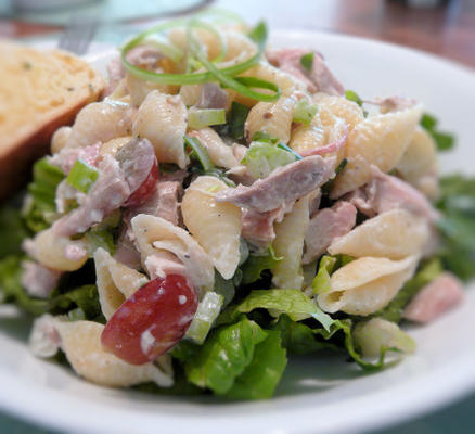 gerookte kalkoensalade salade