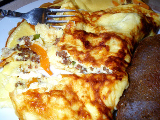 worst en peper omelet (low carb)