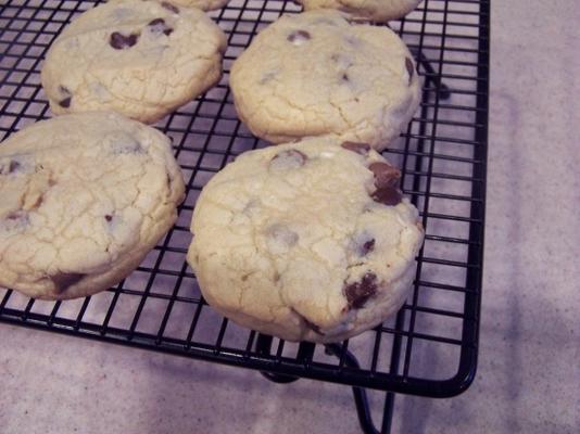 tri-chocolate chip cookies