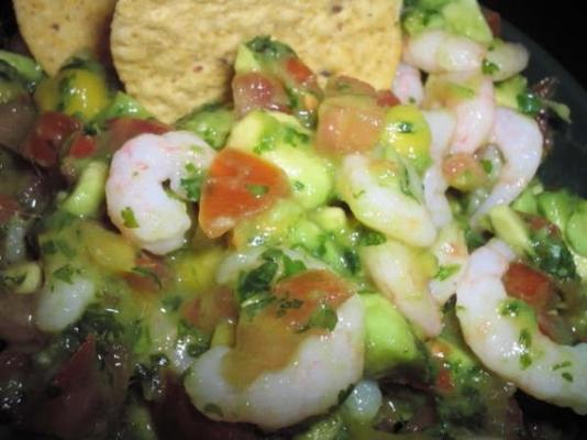 mango garnalen salsa