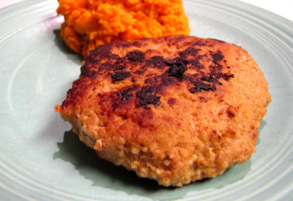 gegrilde kalkoenburgers met couscous