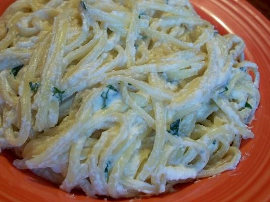 linguine met ricotta