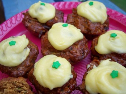 snelle courgette wortel muffins