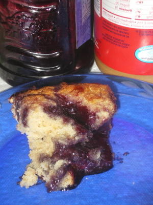 pindakaas en jelly coffeecake