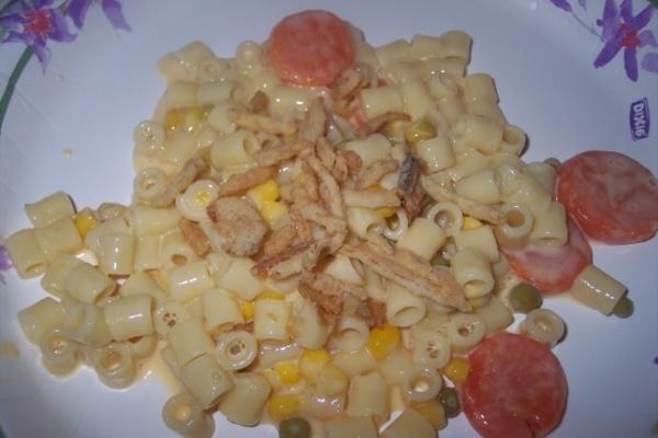eenvoudige kaasachtige pastapot