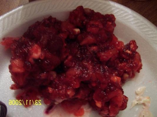 eenvoudige cranberry-walnoot salade