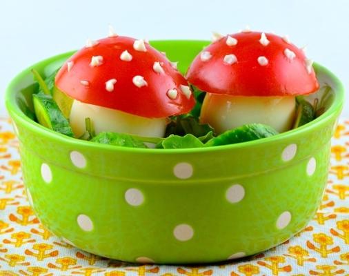 paddestoel salade (voor kinderen!)
