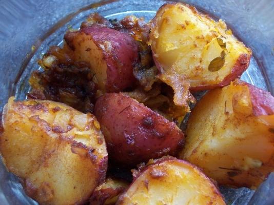 paprika oven geroosterde aardappelen