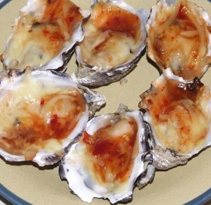 zoete chili oesters