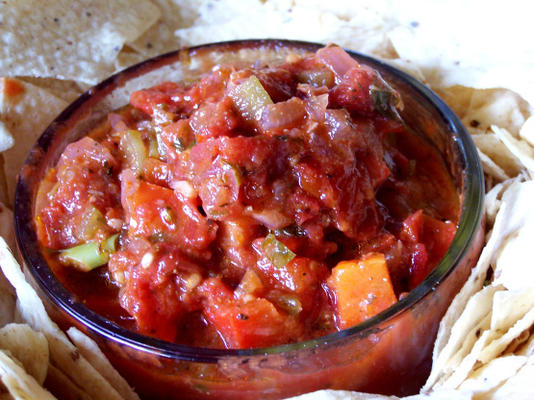 gekookte veggie salsa