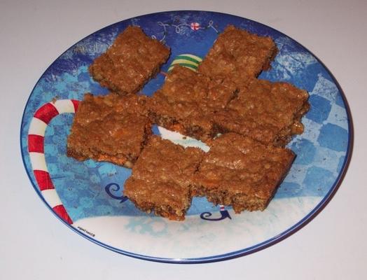 havermout butterscotch walnoot cookie bars