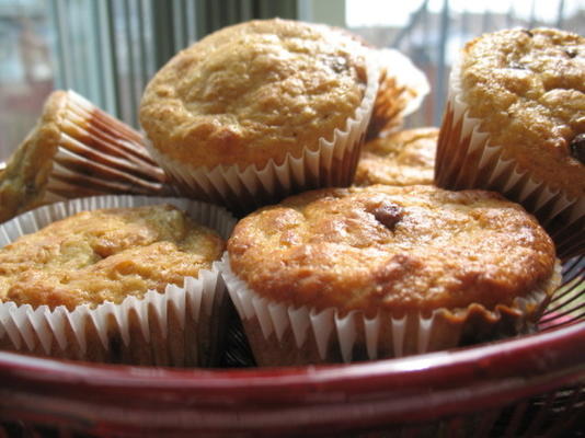 gezonde chocoladeschilfermuffins