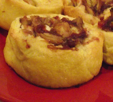 kalkoen cranberry pinwheels