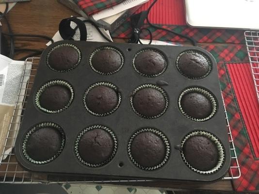 eggless, milkless chocolate muffins