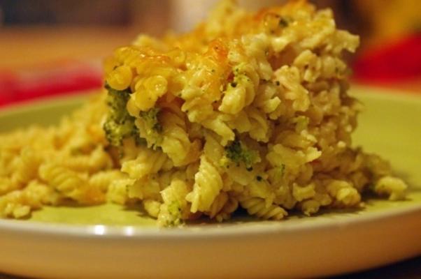 gewicht watchers gebakken macaroni en kaas met broccoli