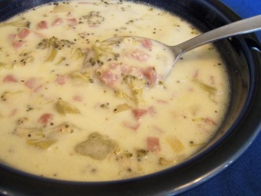 ham en broccoli chowder