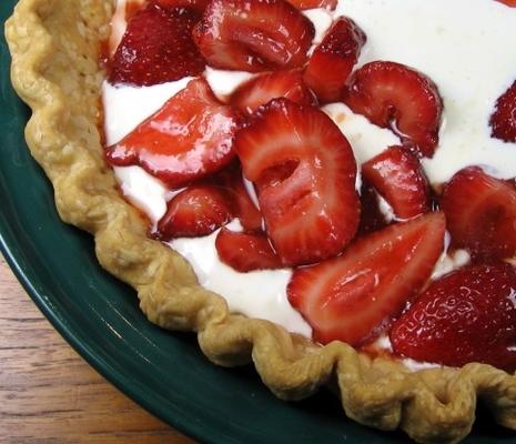 snel en eenvoudig aardbei-sinaasappeltaart