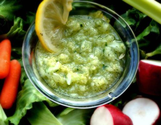 komkommer vinaigrette