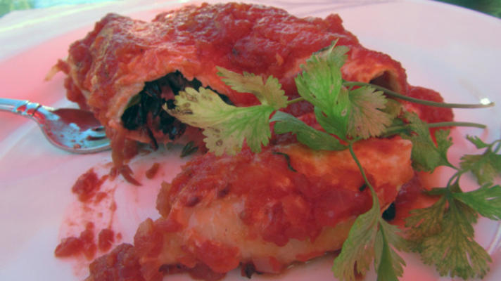 hibiscus / jamaica bloem enchiladas