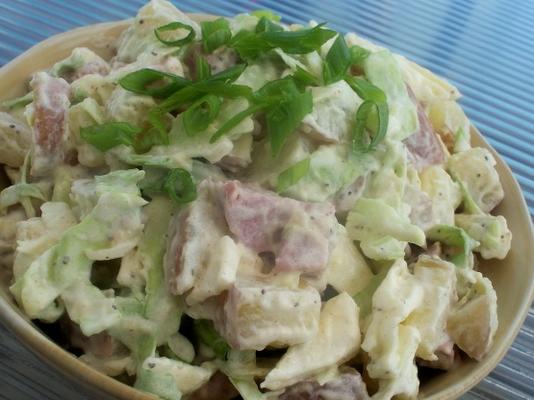 aardappel salade met corned beef