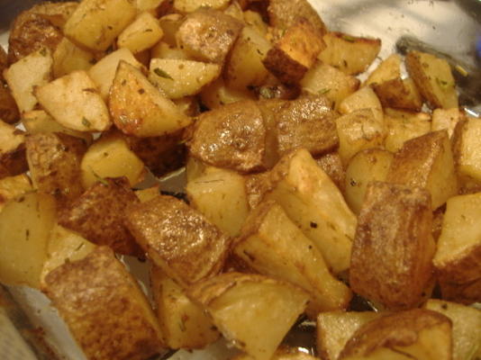 gebarbecuede baby rode aardappelen (vetarm)