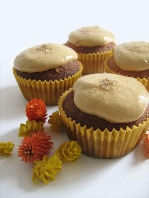 verse oranje cupcakes met oranje suikerglazuur